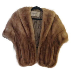 Vintage 3/4 Natural Fur Stole by Younger's Louisville, Blonde